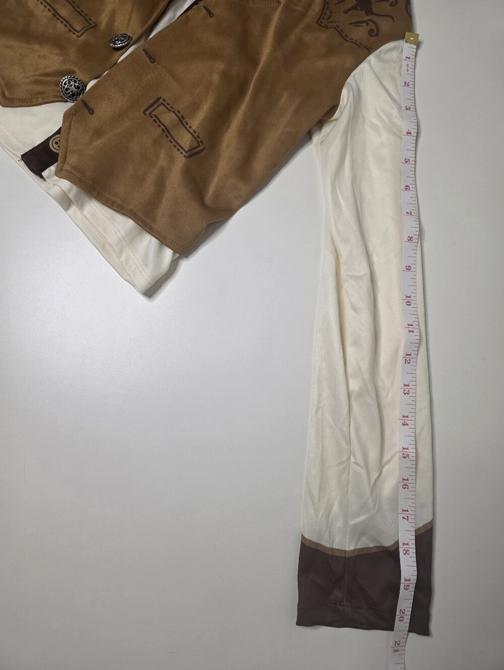 SEE DETAILS - Amscan Cowboy Outfit Medium (8-10) - Top/Pant - Picture 13 of 16